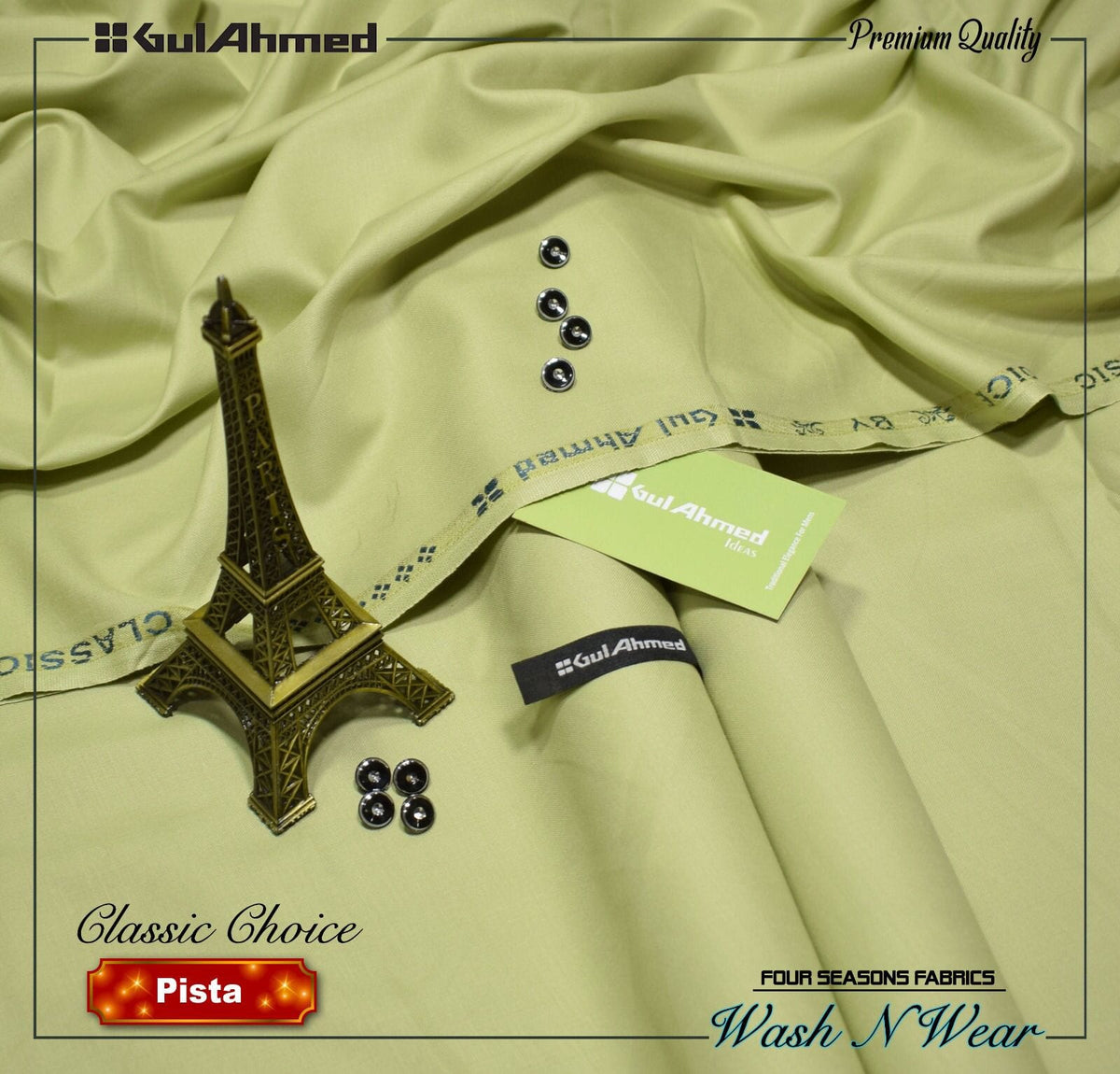 Gul Ahmed Boski Wash&Wear Unstitched
