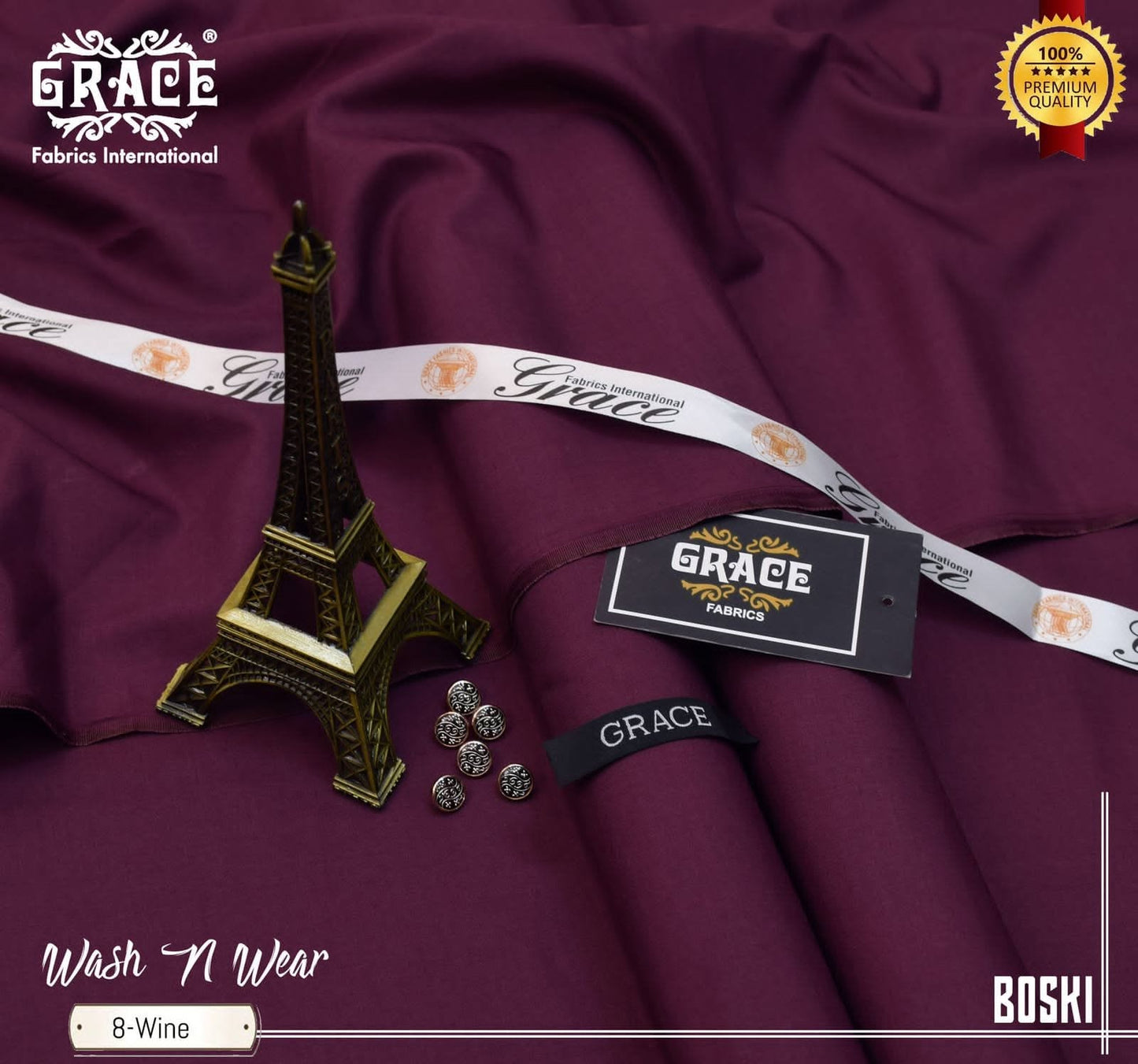 Grace Premium Boski Wash&Wear Unstitched