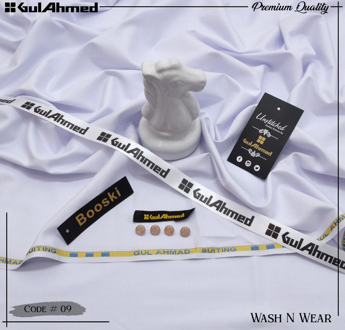 Gul Ahmed Boski Wash&Wear Unstitched