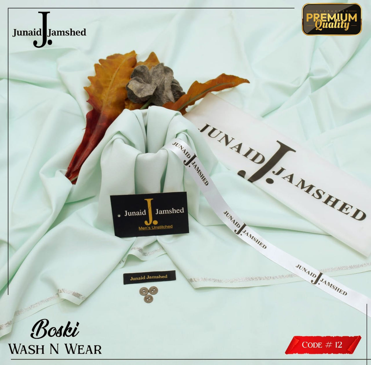 J. By Junaid Jamshed Boski Wash&Wear Unstitched Vol 16