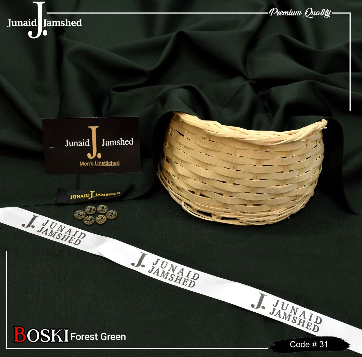 J. By Junaid Jamshed Boski Wash&Wear Unstitched Vol 16